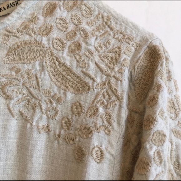 Zara Boho Embroidered Top - Picture 7 of 9